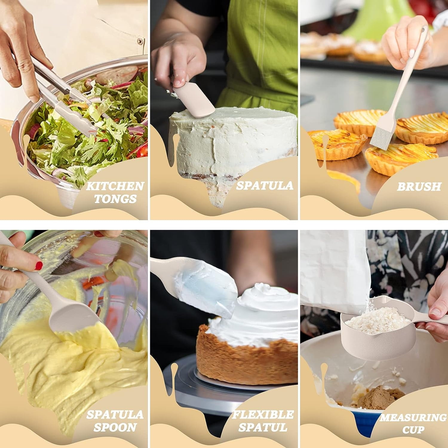 Mixing Bowls with Airtight Lids, AOKIWO 32Pcs Stainless Steel Nesting Non-Slip Bottoms Mixing Serving Bowls Set wtih 3 Grater & Tools Gadgets, 7/4/2.5/2/1.5/1QT Metal Salad Bowls for Serving Preppi