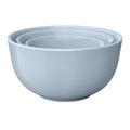 Beautiful 3-Piece Stoneware Nesting Mixing Bowl Set, Porcini Taupe by Drew Barrymore