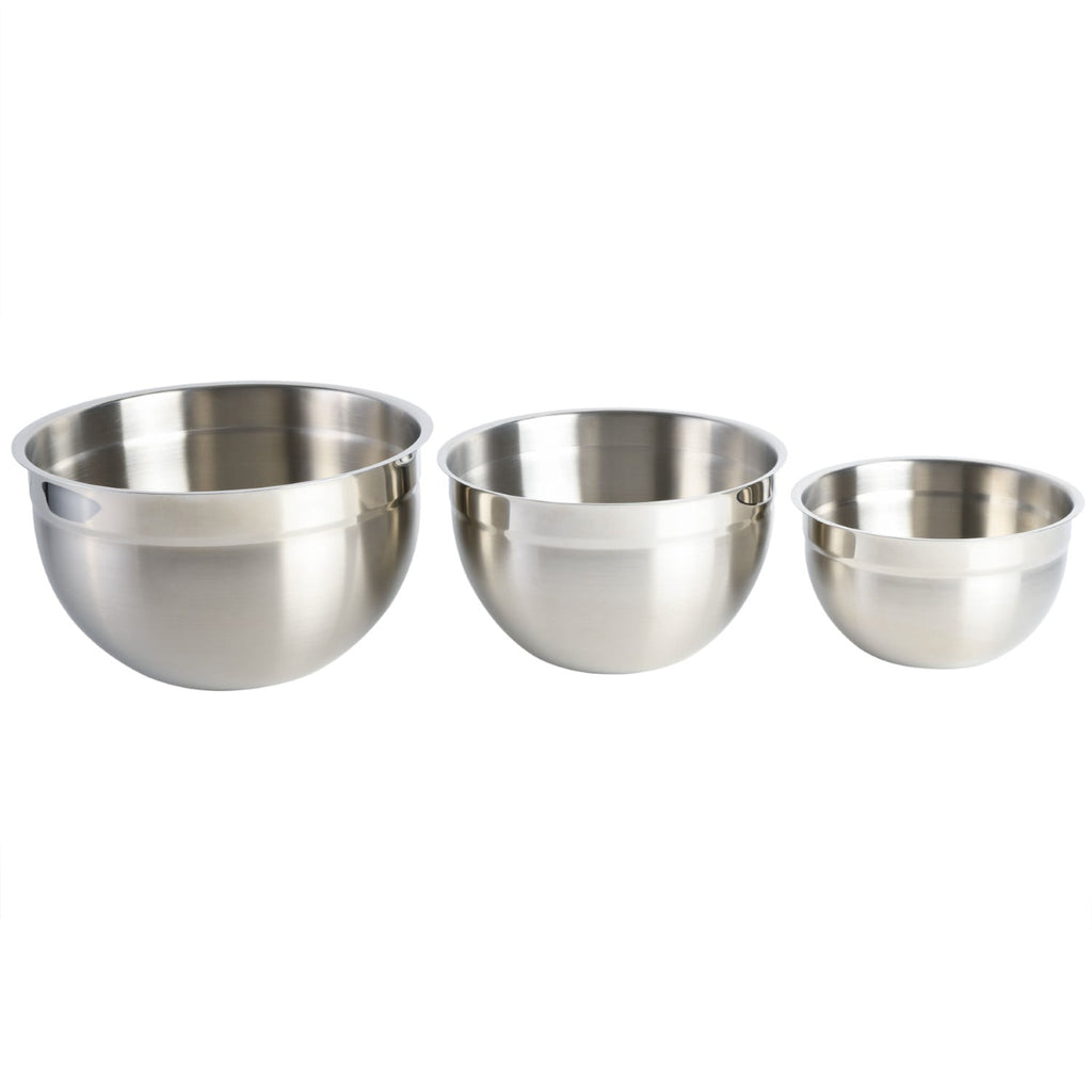 Babish Stainless Steel Mixing Bowl Set, 3-Piece